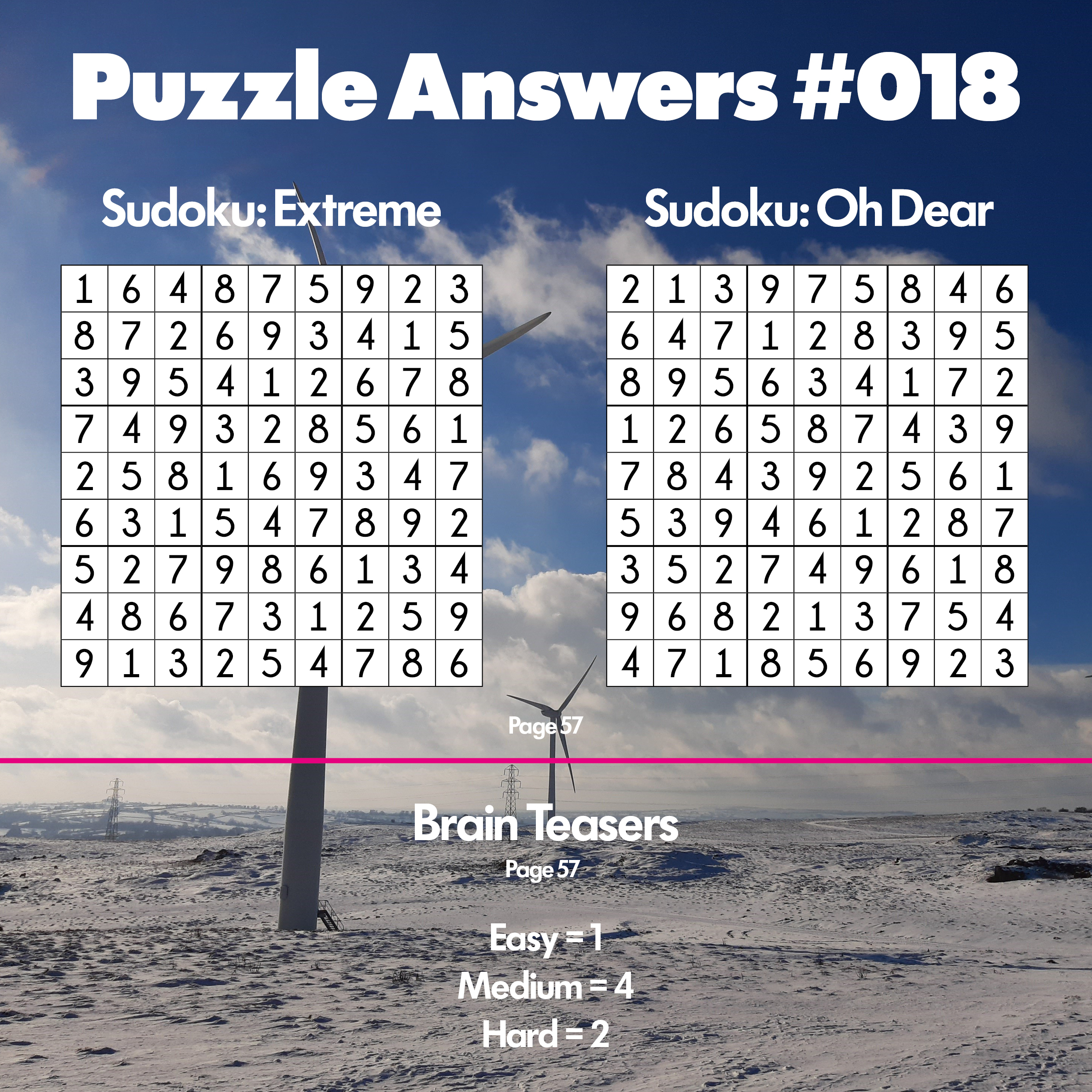 Issue #018 Answers