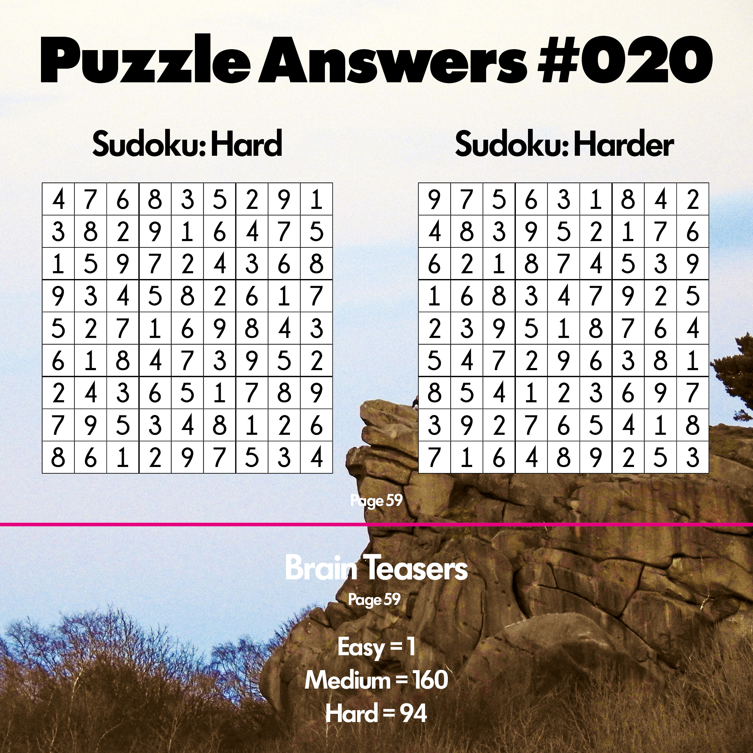 Issue #020 Answers