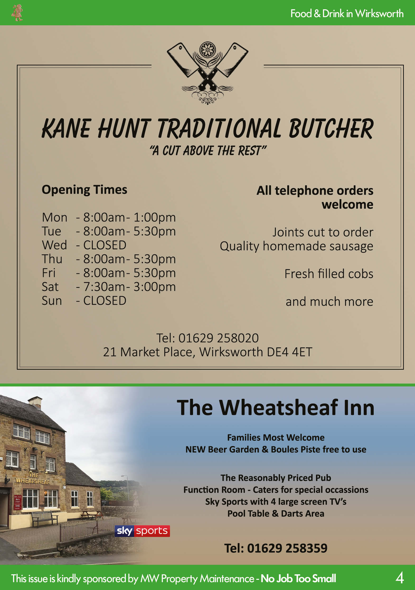 Kane Hunt Traditional Butcher