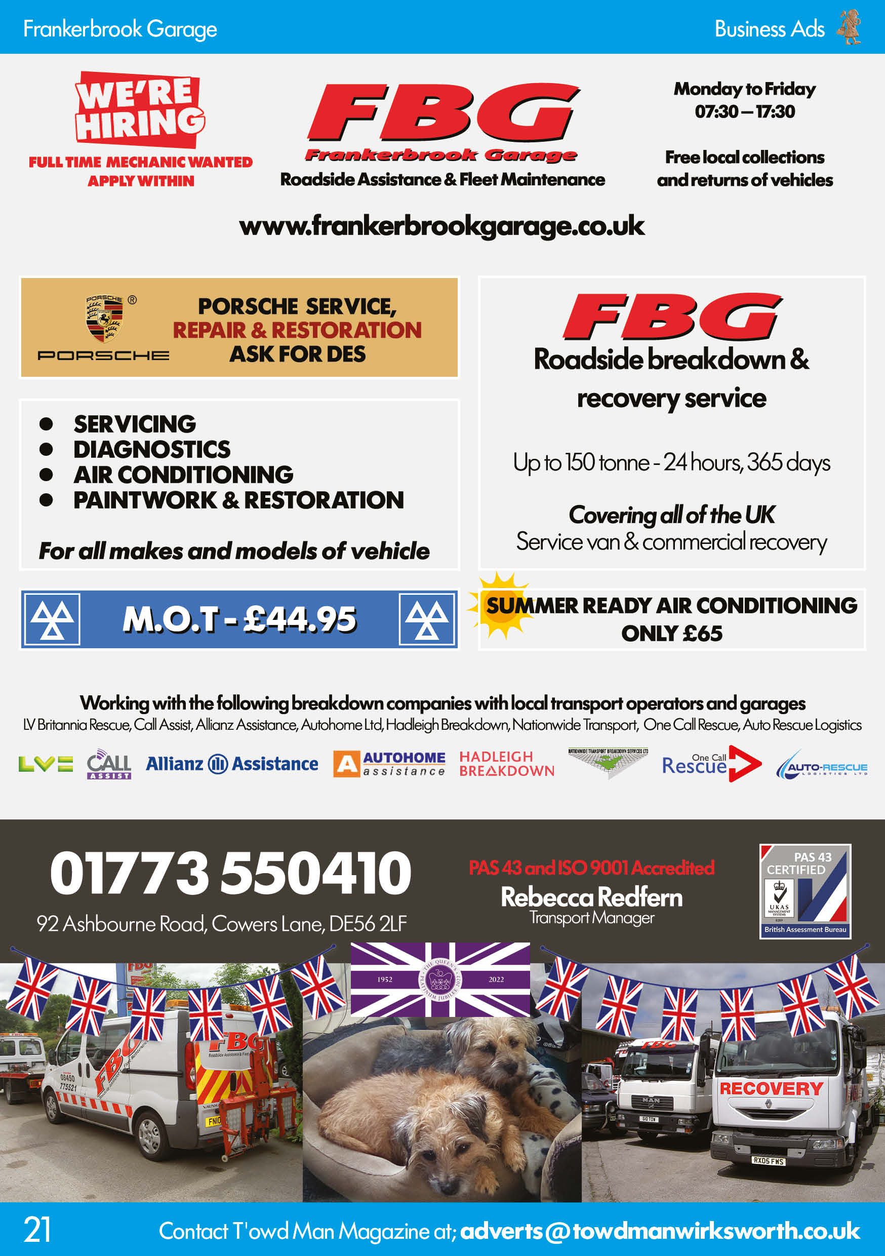 Frankerbrook Garage Ltd