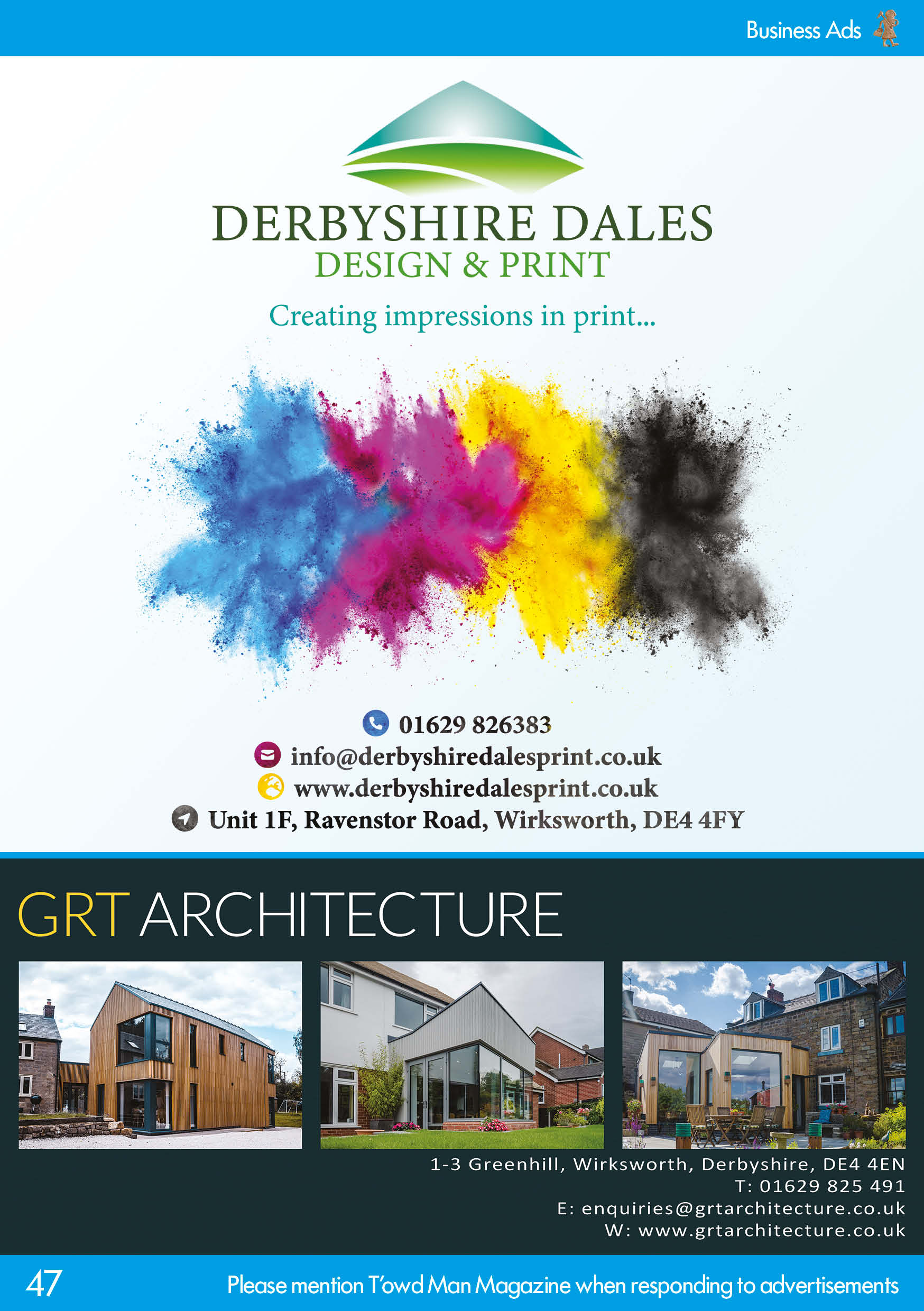 Deryshire Dales Design and Print