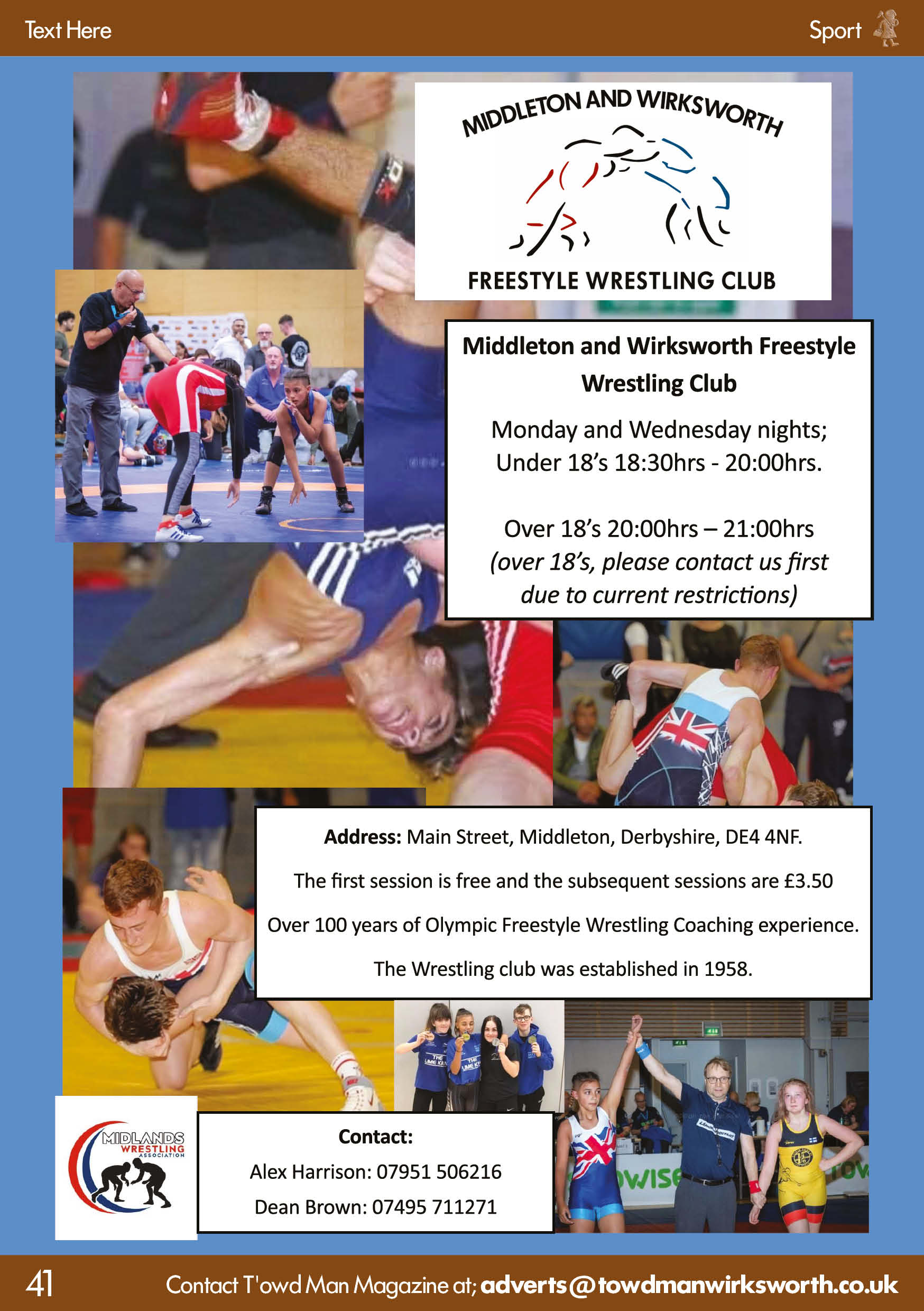 Middleton and Wirksworth Freestyle Wrestling Club
